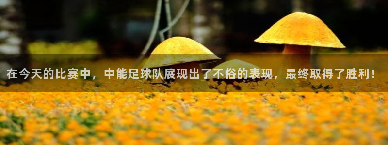 在今天的比赛中，中能足球队展现出了不俗的表现，最终取得了胜利！